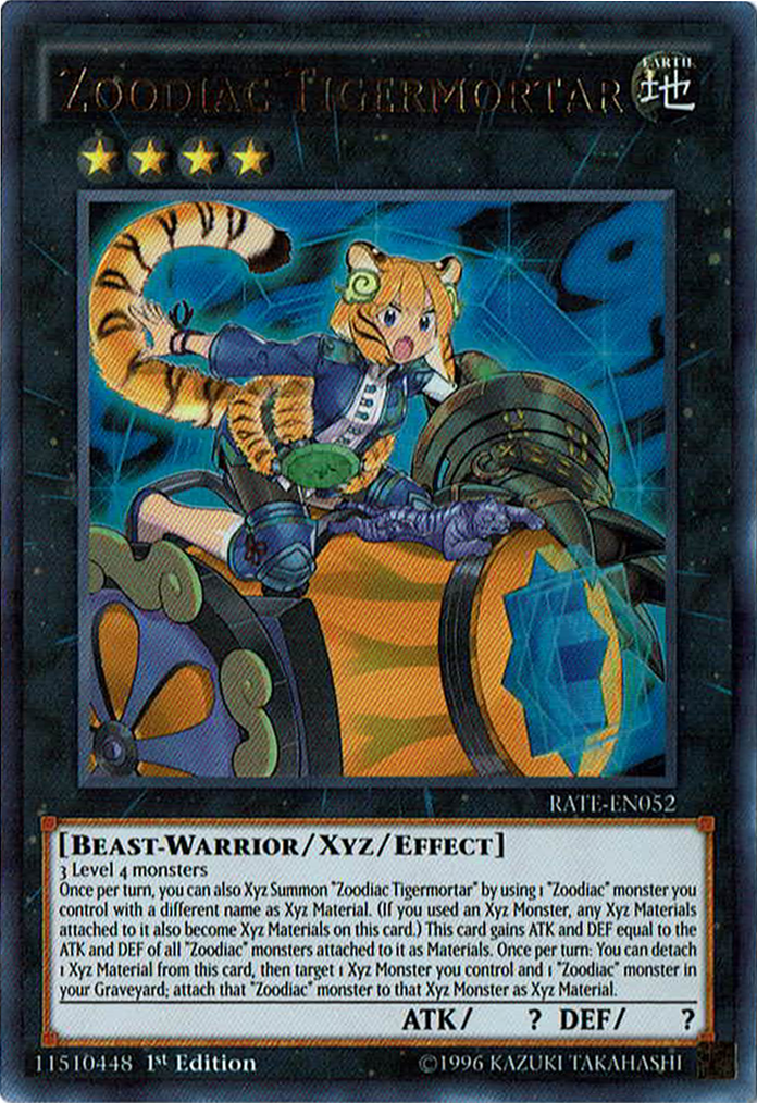 Zoodiac Tigermortar [RATE-EN052] Ultra Rare | L.A. Mood Comics and Games