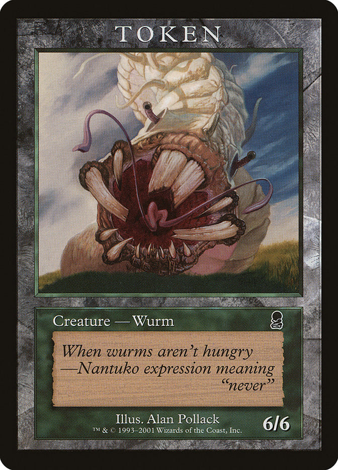 Wurm Token [Magic Player Rewards 2002] | L.A. Mood Comics and Games