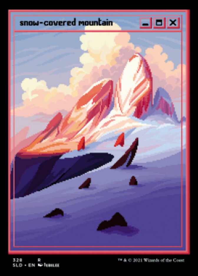 Snow-Covered Mountain (328) [Secret Lair Drop Series] | L.A. Mood Comics and Games