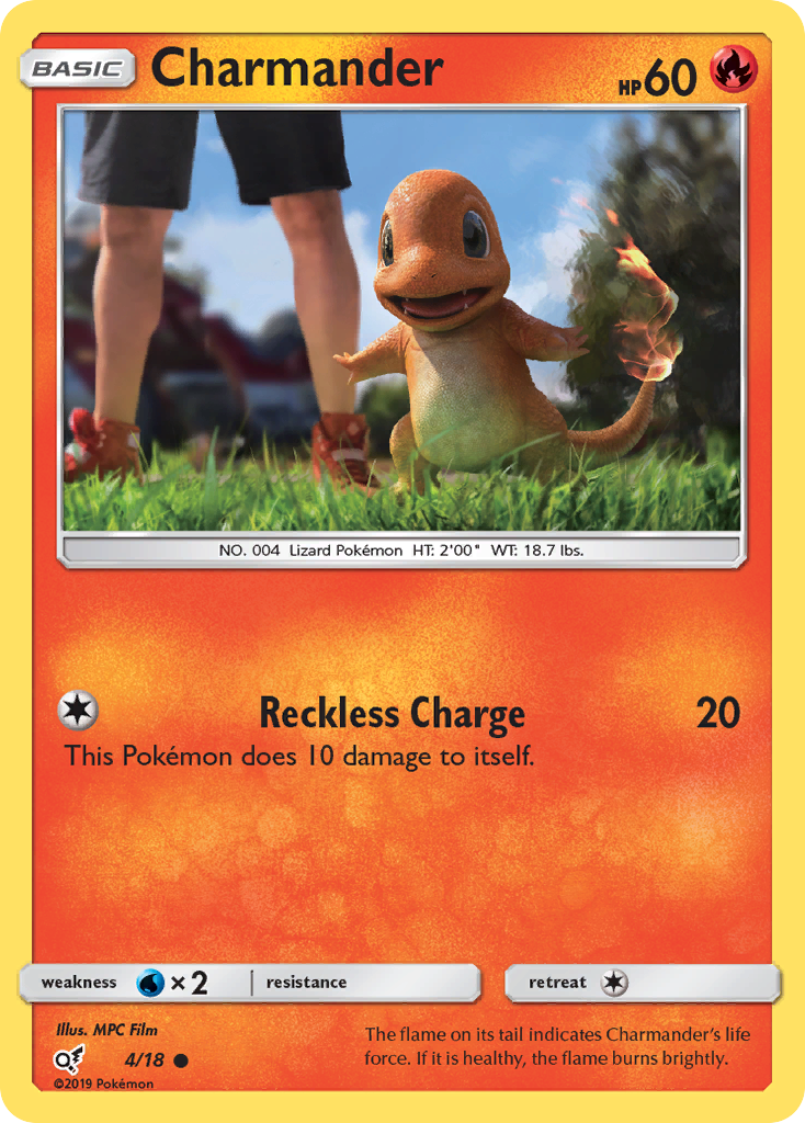 Charmander (4/18) [Sun & Moon: Detective Pikachu] | L.A. Mood Comics and Games