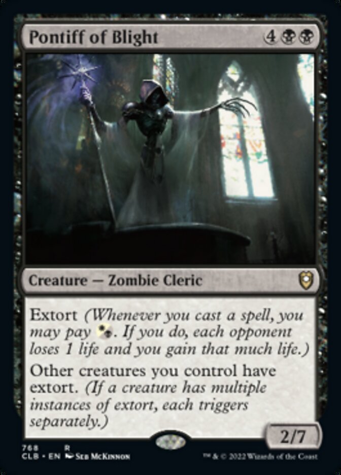 Pontiff of Blight [Commander Legends: Battle for Baldur's Gate] | L.A. Mood Comics and Games