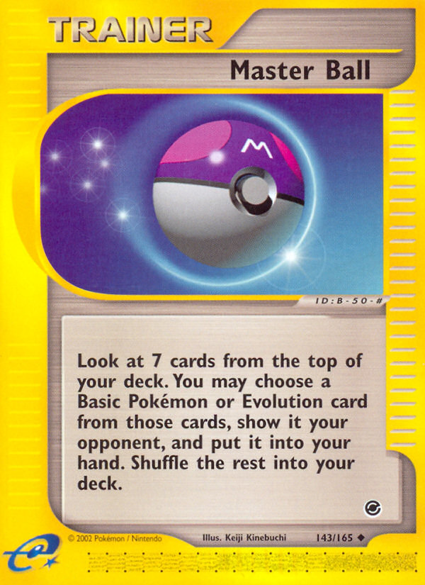 Master Ball (143/165) [Expedition: Base Set] | L.A. Mood Comics and Games