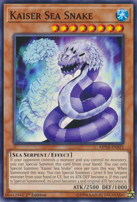 Kaiser Sea Snake [MP18-EN025] Common | L.A. Mood Comics and Games