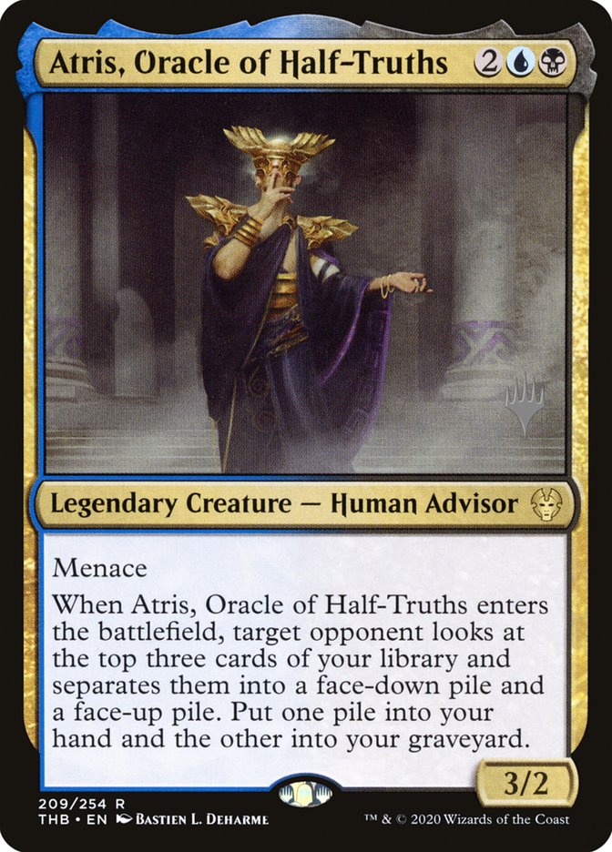 Atris, Oracle of Half-Truths (Promo Pack) [Theros Beyond Death Promos] | L.A. Mood Comics and Games