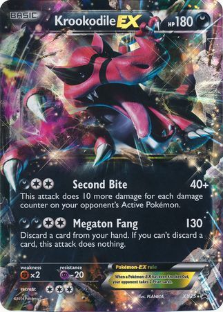 Krookodile EX (XY25) (Jumbo Card) [XY: Black Star Promos] | L.A. Mood Comics and Games