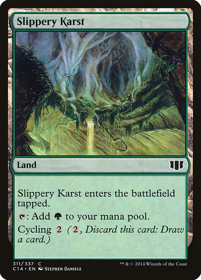 Slippery Karst [Commander 2014] | L.A. Mood Comics and Games