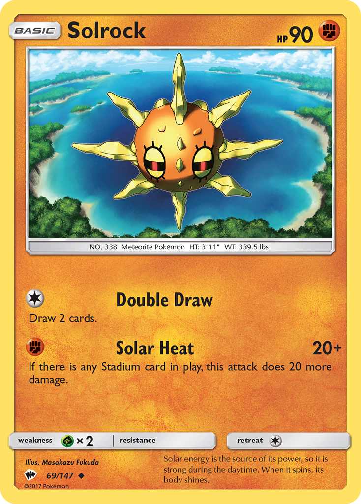 Solrock (69/147) [Sun & Moon: Burning Shadows] | L.A. Mood Comics and Games