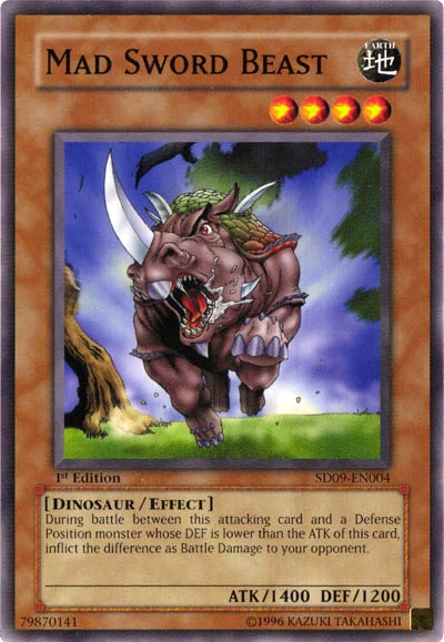 Mad Sword Beast [SD09-EN004] Common | L.A. Mood Comics and Games