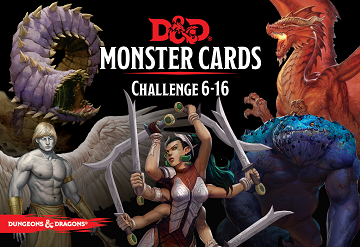 DND MONSTER CARDS: CHALLENGE 6-16 | L.A. Mood Comics and Games