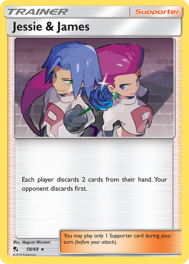 Jessie & James (58/68) [Sun & Moon: Hidden Fates] | L.A. Mood Comics and Games