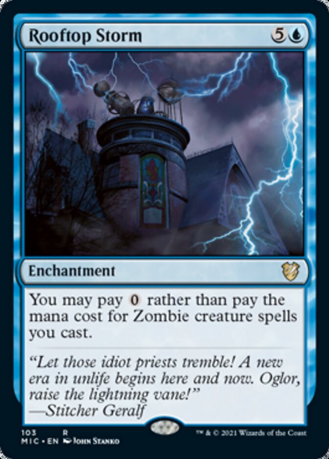 Rooftop Storm [Innistrad: Midnight Hunt Commander] | L.A. Mood Comics and Games