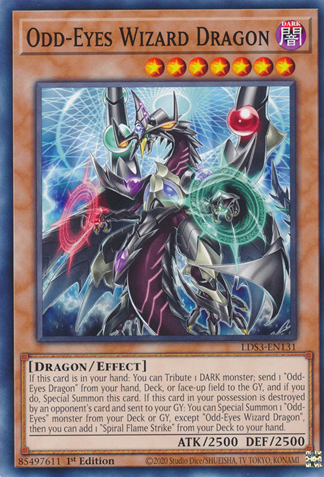 Odd-Eyes Wizard Dragon [LDS3-EN131] Common | L.A. Mood Comics and Games