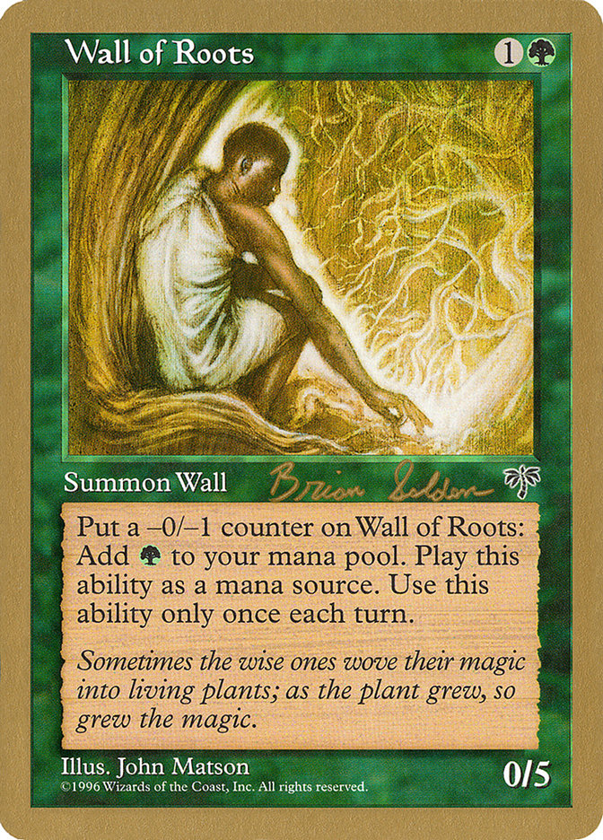 Wall of Roots (Brian Selden) [World Championship Decks 1998] | L.A. Mood Comics and Games