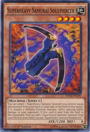 Superheavy Samurai Soulpiercer [MP15-EN199] Common | L.A. Mood Comics and Games
