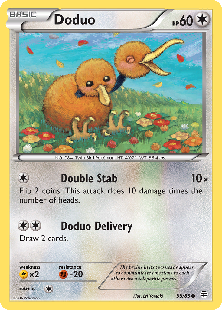 Doduo (55/83) [XY: Generations] | L.A. Mood Comics and Games