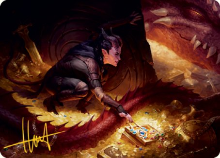Hoard Robber Art Card (Gold-Stamped Signature) [Dungeons & Dragons: Adventures in the Forgotten Realms Art Series] | L.A. Mood Comics and Games