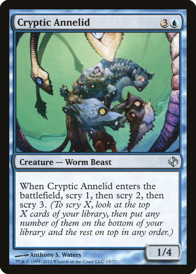 Cryptic Annelid [Duel Decks: Venser vs. Koth] | L.A. Mood Comics and Games