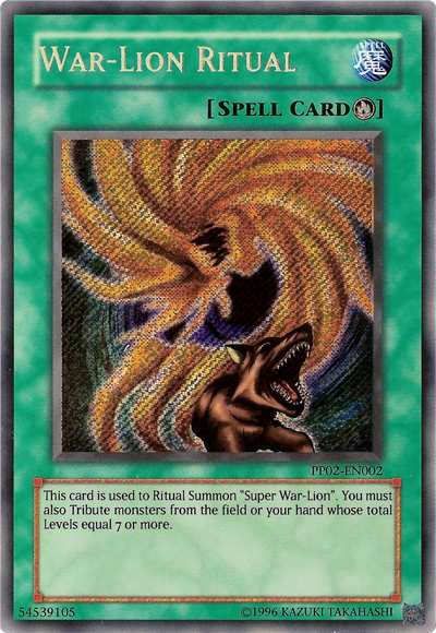 War-Lion Ritual [PP02-EN002] Secret Rare | L.A. Mood Comics and Games