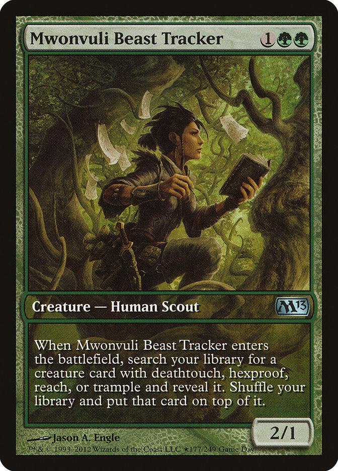 Mwonvuli Beast Tracker (Game Day) [Magic 2013 Promos] | L.A. Mood Comics and Games