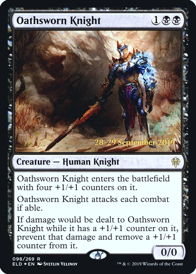 Oathsworn Knight [Throne of Eldraine Prerelease Promos] | L.A. Mood Comics and Games