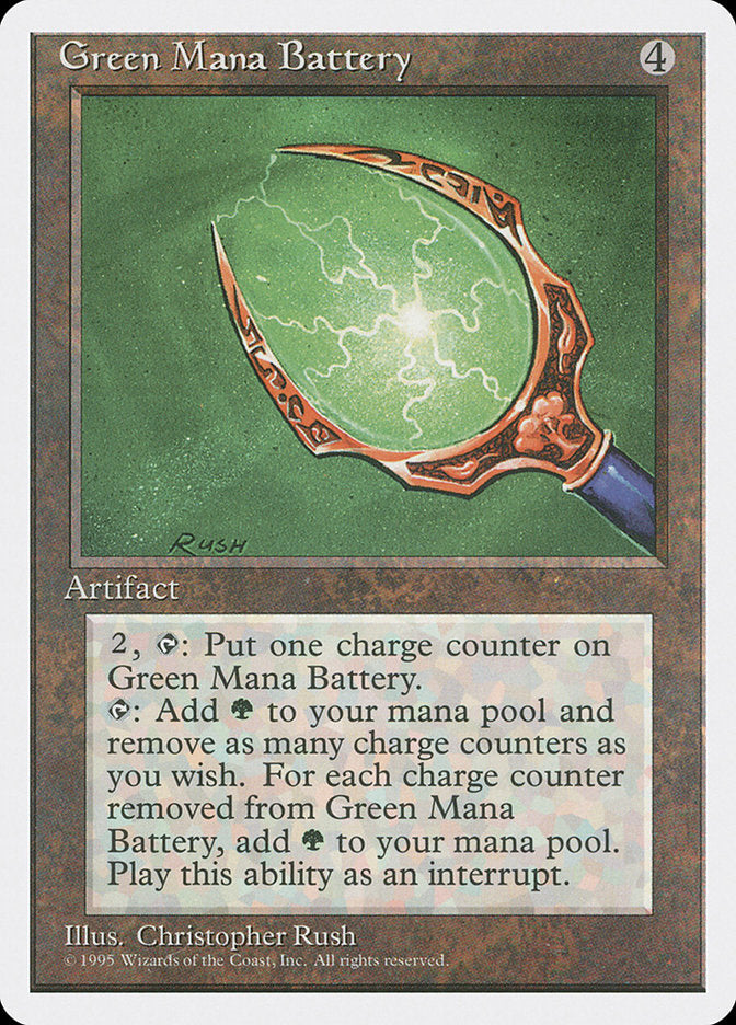 Green Mana Battery [Fourth Edition] | L.A. Mood Comics and Games