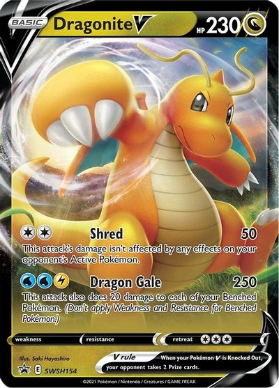 Dragonite V (SWSH154) [Sword & Shield: Black Star Promos] | L.A. Mood Comics and Games