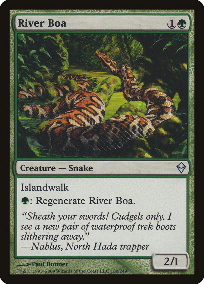 River Boa [Zendikar] | L.A. Mood Comics and Games