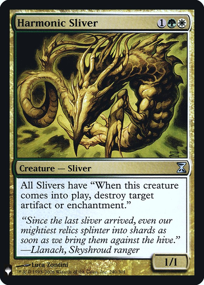 Harmonic Sliver [Mystery Booster] | L.A. Mood Comics and Games
