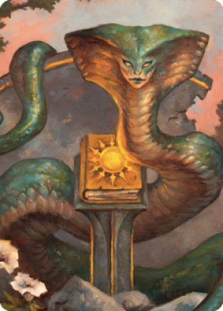 Guardian Naga Art Card [Commander Legends: Battle for Baldur's Gate Art Series] | L.A. Mood Comics and Games