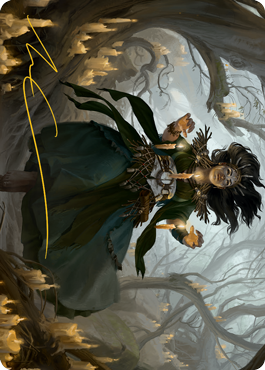 Candlegrove Witch 1 Art Card (Gold-Stamped Signature) [Innistrad: Midnight Hunt Art Series] | L.A. Mood Comics and Games