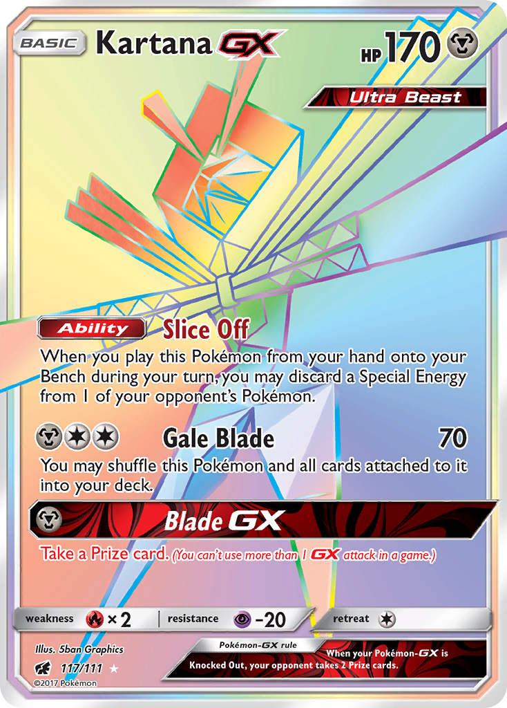 Kartana GX (117/111) [Sun & Moon: Crimson Invasion] | L.A. Mood Comics and Games