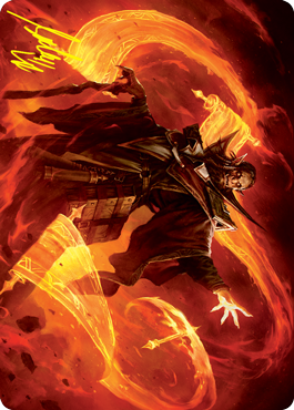 Plargg, Dean of Chaos Art Card (Gold-Stamped Signature) [Strixhaven: School of Mages Art Series] | L.A. Mood Comics and Games