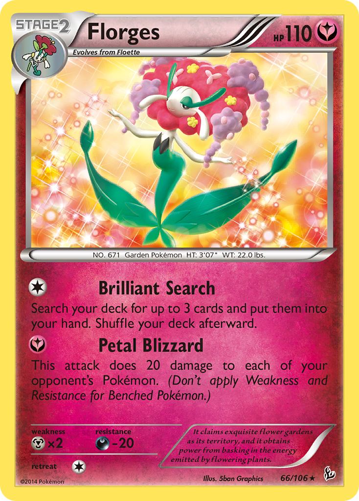 Florges (66/106) [XY: Flashfire] | L.A. Mood Comics and Games