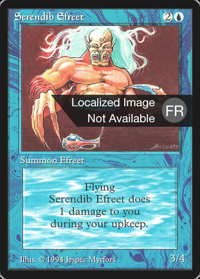 Serendib Efreet [Foreign Black Border] | L.A. Mood Comics and Games