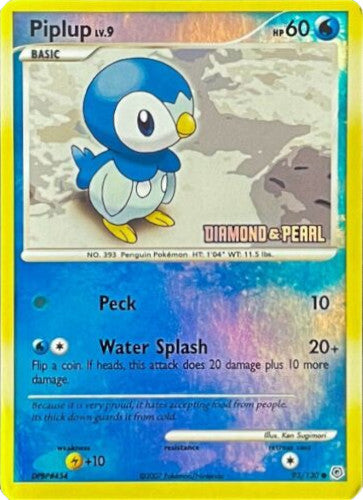 Piplup (93/130) (Diamond and Pearl) [Burger King Promos: 2008 Collection] | L.A. Mood Comics and Games