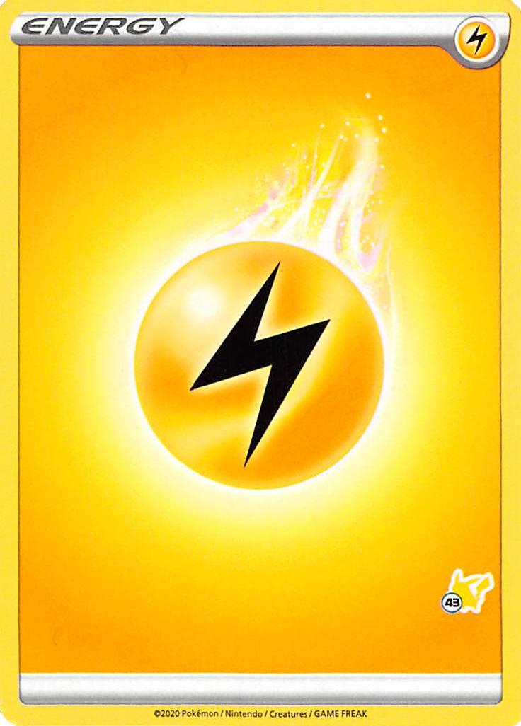 Lightning Energy (Pikachu Stamp #43) [Battle Academy 2022] | L.A. Mood Comics and Games