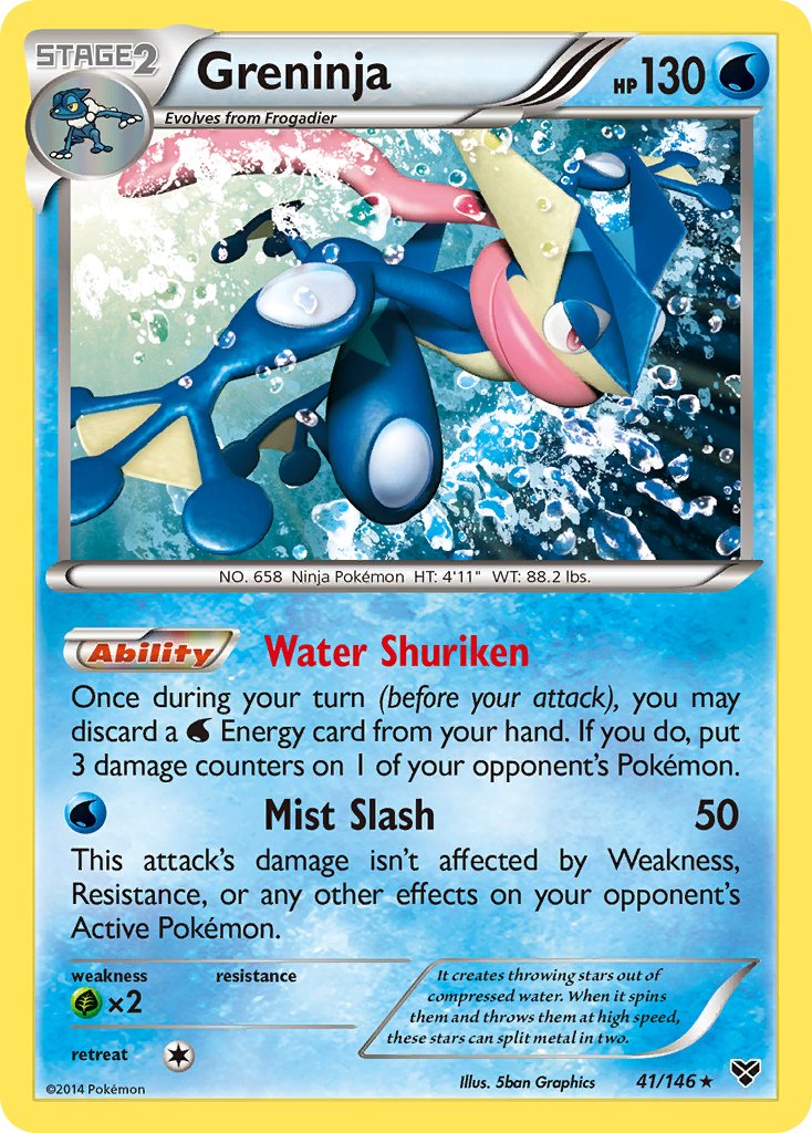 Greninja (41/146) (Cosmos Holo) (Blister Exclusive) [XY: Base Set] | L.A. Mood Comics and Games