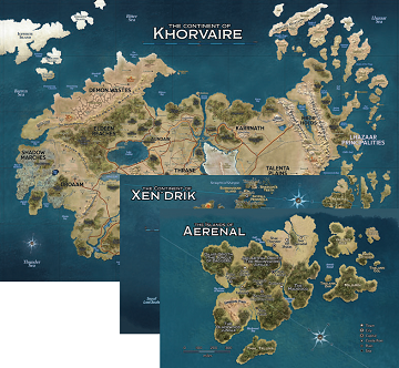 DND MAP SET EBERRON NATIONS FOR KHORVAIRE | L.A. Mood Comics and Games