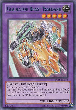 Gladiator Beast Essedarii (Blue) [DL18-EN010] Rare | L.A. Mood Comics and Games