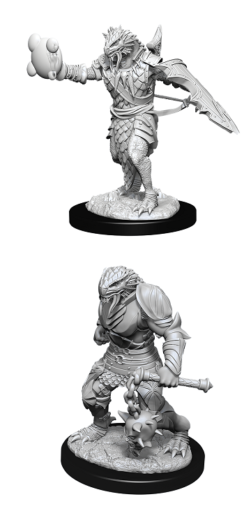 DND UNPAINTED MINIS WV11 MALE DRAGONBORN PALADIN | L.A. Mood Comics and Games