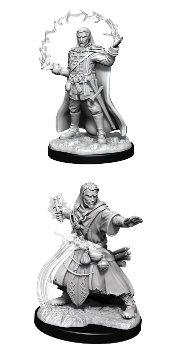 DND UNPAINTED MINIS WV11 MALE HUMAN WIZARD | L.A. Mood Comics and Games