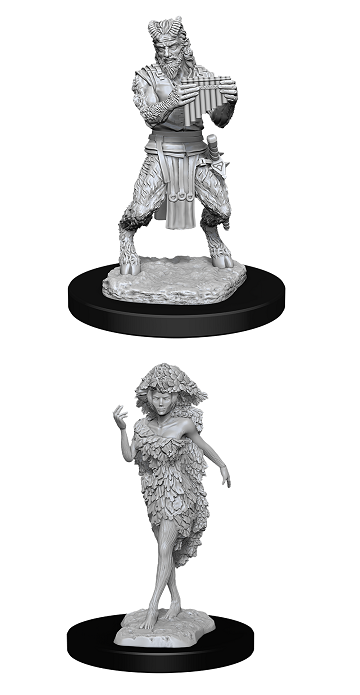 DND UNPAINTED MINIS WV11 SATYR AND DRYAD | L.A. Mood Comics and Games