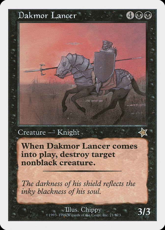 Dakmor Lancer [Starter 1999] | L.A. Mood Comics and Games