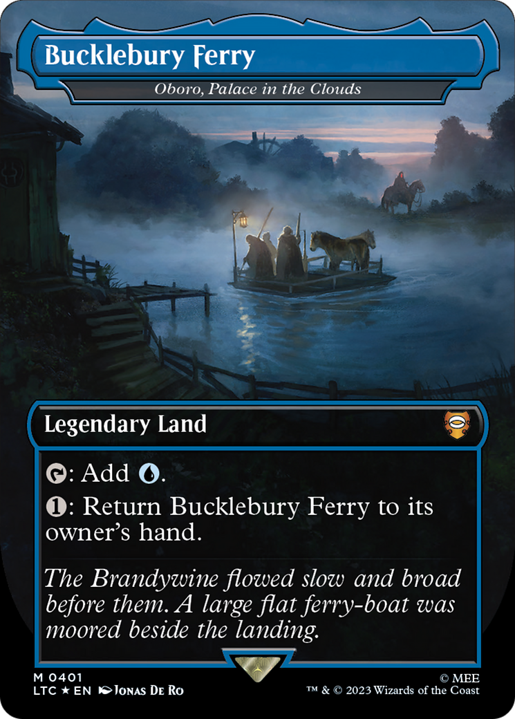 Bucklebury Ferry - Oboro, Palace in the Clouds (Surge Foil Realms and Relics) [The Lord of the Rings: Tales of Middle-Earth Commander] | L.A. Mood Comics and Games