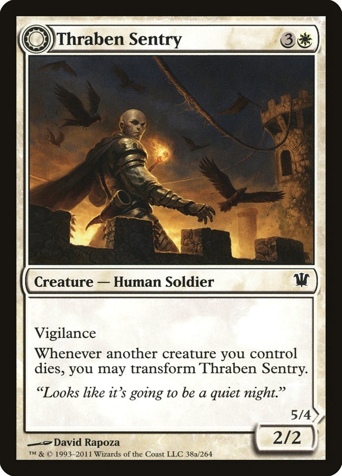 Thraben Sentry // Thraben Militia [Innistrad] | L.A. Mood Comics and Games