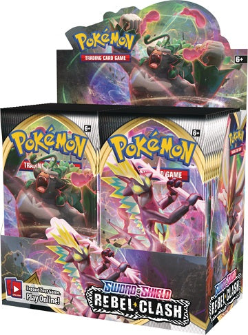 Pokemon Sword and Shield Rebel Clash Booster Pack | L.A. Mood Comics and Games