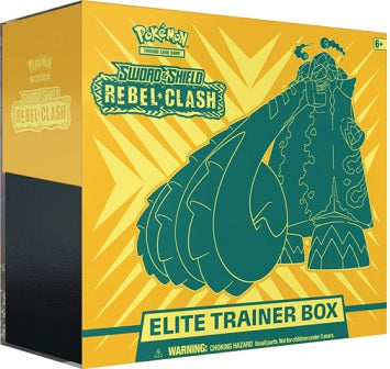 Pokemon Sword and Shield Rebel Clash Elite Trainer Box | L.A. Mood Comics and Games