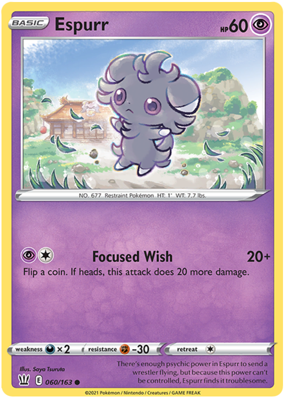 Espurr (060/163) [Sword & Shield: Battle Styles] | L.A. Mood Comics and Games