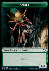Beast (007) // Spider Double-Sided Token [Innistrad: Midnight Hunt Commander Tokens] | L.A. Mood Comics and Games