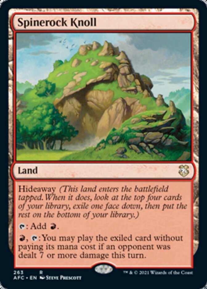 Spinerock Knoll [Dungeons & Dragons: Adventures in the Forgotten Realms Commander] | L.A. Mood Comics and Games